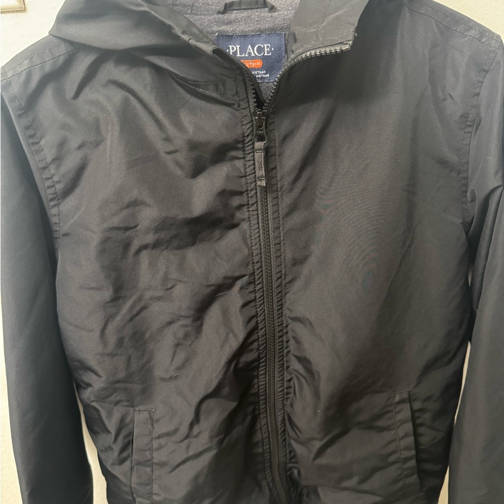The Children's Place Black Windbreaker Jacket